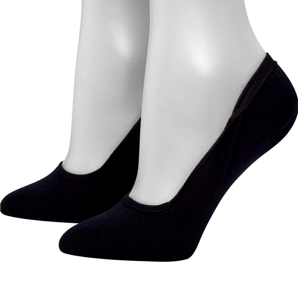 3/$20 Hanes Comfort Soft Black Liner socks size 5-10